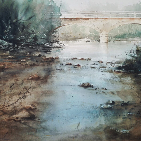 1er PREMIO Piedrabuena Ciudad Real - Acuarela 60x73 - Roberto Barba