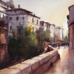 Carrera del Darro - Granada - Acuarela | 101x50cm - Roberto Barba