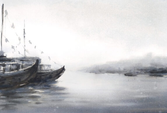 Oporto I - ACUARELA - ROBERTO BARBA