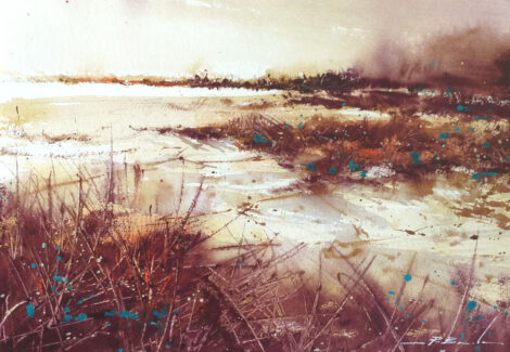 Autumn Dunes - Acuarela - Roberto Barba