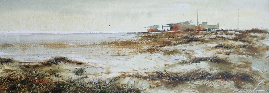 Dunas de Conil - Acuarela - RobertoBarba