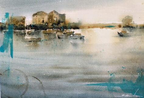 Trocadero - Acuarela - RobertoBarba